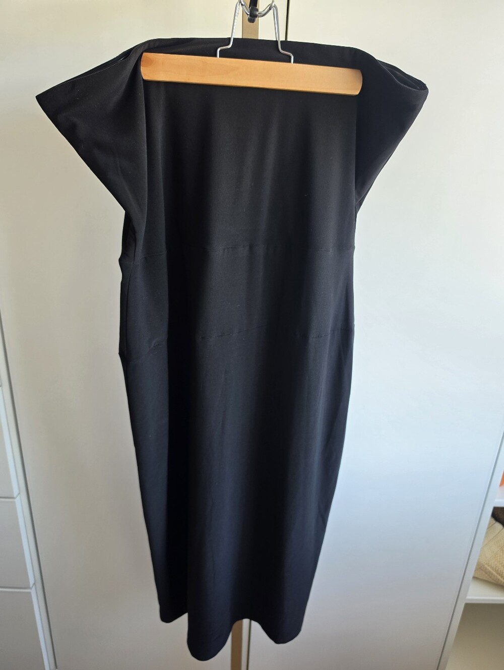 Norma Kamali Black Midi Tube Dress
